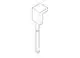 DORNBRACHT-Zugstange-fuer-Umstellung-ERSATZTEILE-04207803000-18-x-83-x-18-mm-Chrom-04207803000-00 gallery number 1